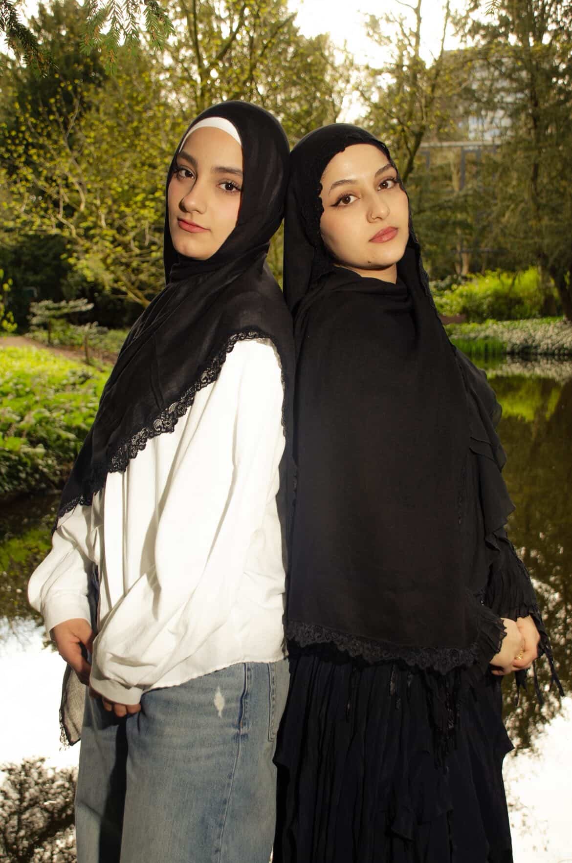 Zahra -Black Scarf